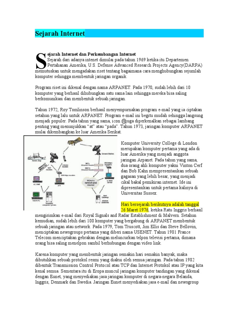 Sejarah Internet Pdf