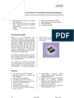 Single Chip Low Power RF Transmitter For Narrowband Systems