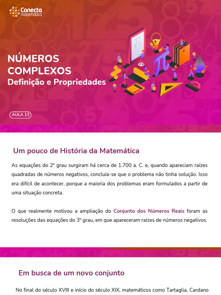 013 n meros complexos defini o e propriedades pdf n mero