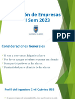 Gestion de Empresas 1 UBB I 2023