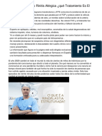 Portal Del Medicamento Rinitis Al?rgica Qu? R?gimen Es El Mejor Htiaj PDF