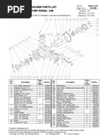 Blackmer Parts List Pump Model: X4B