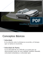 Estudios de Velocidad: Ingeniería de Tránsito I