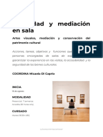 Seguridad y Mediación en Sala