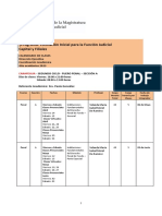 Programa: Formación Inicial para La Función Judicial Capital y Filiales