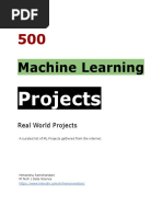 500 Machine Learning Projects