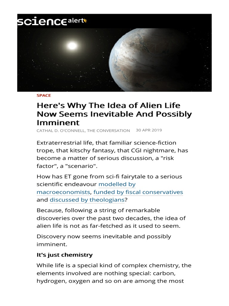 Here S How Aliens Went From A Sci Fi Fairy Tale To A Serious Scientific