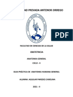 Anatomía General - Guía Práctica N°1