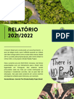 Relatório Anual 2021/2022 do Climate Reality Project Brasil