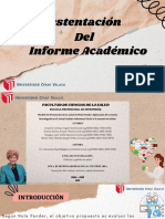 Diaposita de Sustentacion de Informe Academico