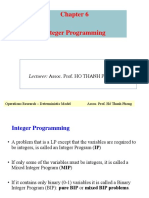 Chapter 6 - Integer Programing - Part 1