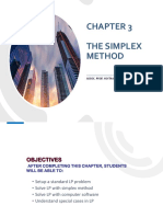 Simplex Method Chapter