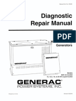 Generac 10,12.5,16,20kw Liquid Cooled Units, Diagnostic Repair Manual, 83045