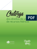 Outorga: Dos Direitos de Uso de Recursos Hídricos