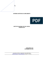 Informe Auditoria de Cumplimiento 015 de 2020 Invias