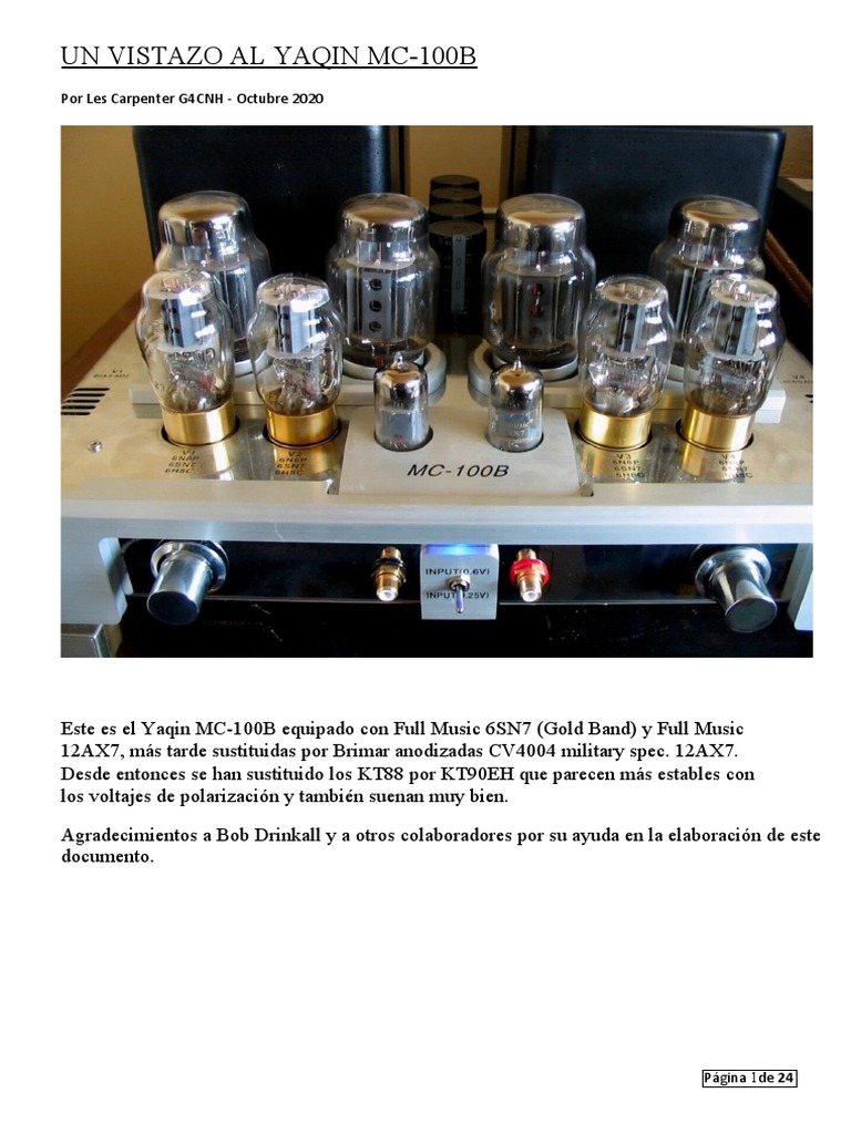 Un Vistazo Al YAQIN - MC100B | PDF | Relé | Resistor