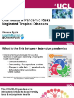 Global Health: One Health & Pandemic Risks Neglected Tropical Diseases