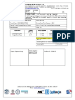 Certificate Load Test Cargo Deck Crane: Equipment Radius (Meters) Weight Applied S.W.L Results