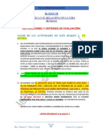 Instrucciones Y Criterios de Evaluaciòn:: Bloque Iii Bioética Y Su Relación Con La Vida Humana