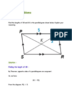 Solve Parallelogram Problems