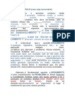 Esqueleto para Qualquer Tema de Redação