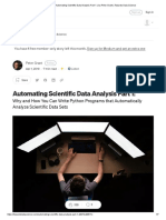 Automating Scientific Data Analysis with Python