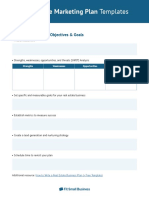 Real Estate Marketing Plan Template PDF