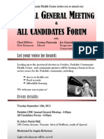 Parkdale All Candidates Forum