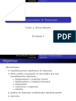 Transformación de Funciones