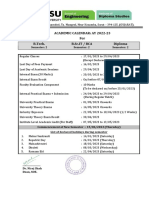 Ay 2022-23 - Academic Calendar - Sem 2 - 4 - 6 - 8