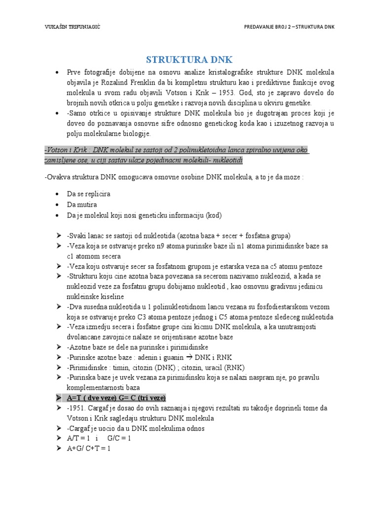 Struktura DNK | PDF