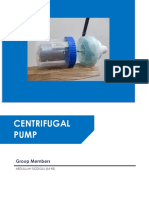 Centrifugal Pump: Group Members