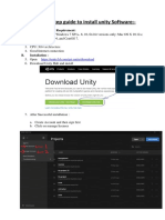Unity Set Up Guide