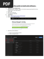 Unity Set Up Guide