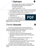 Liste contrôle diaphragme et murs de refends