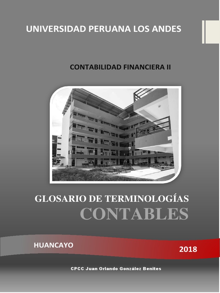 Glosario de Terminologías Contables | PDF | Contabilidad | Compartir ...