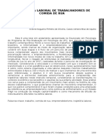 Trajetória de trabalhadores de comida de rua