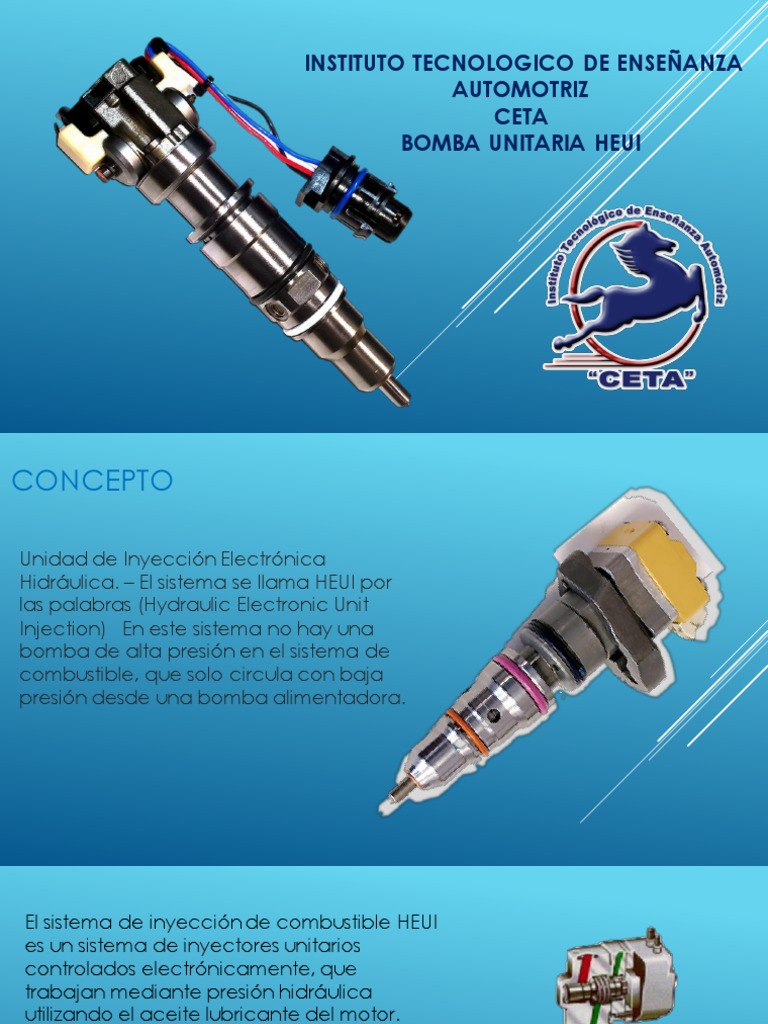 Instituto Tecnologico de Enseñanza Automotriz Ceta Bomba Unitaria Heui ...