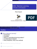 LINFO2262: Machine Learning: Classification and Evaluation