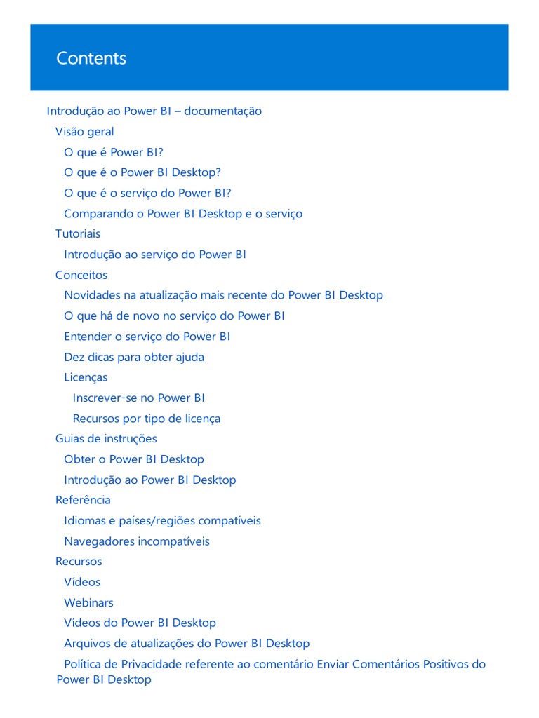 Introdução ao Power BI e suas Funcionalidades | PDF | Dados ...