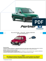 Peugeot Partner 2001-2002 Instrukcja Obsługi PL