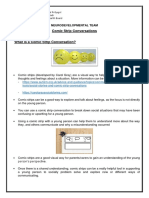 Comic Strip Conversations: Neurodevelopmental Team