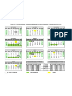 Calendário Escolar-2011 - 2012