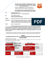 Informe #004 - 2021-DREP-UGEL-SR/IESGUE-JAE-DAM.: Consideración A Tener en Cuenta