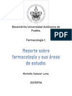 Benemérita Universidad Autónoma de Puebla. Farmacología 1.: Michelle Salazar Luna. 202158706