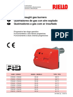 Install, operate and maintain forced draught gas burners