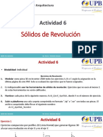Actividad 6 - Solidos de Revolucion
