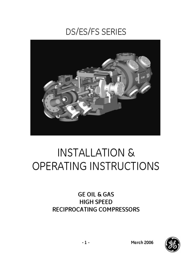 GE High Speed Reciprocating Compressors | PDF | Piston | Screw