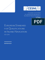 E S Q I N: Uropean Tandard For Ualifications in Nland Avigation