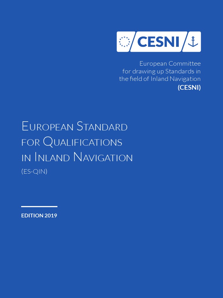 CESNI standards for operational level inland navigation qualifications ...